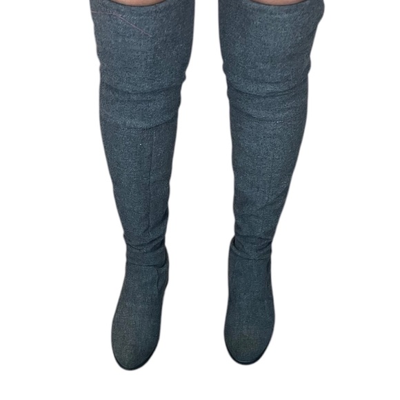 Charles by David Charles Gravity, Gray over-the-knee boots,Size 7 - Picture 14 of 15
